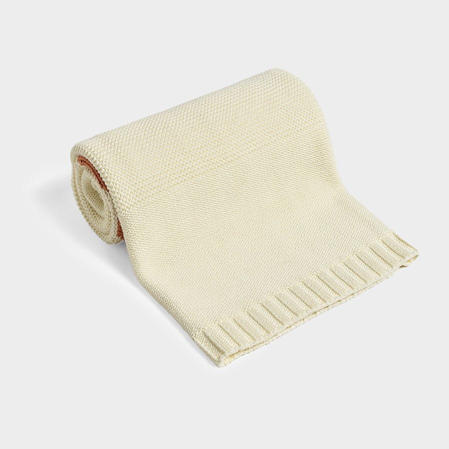 Neutral Love Pearl Knitted Blanket Blanket 8