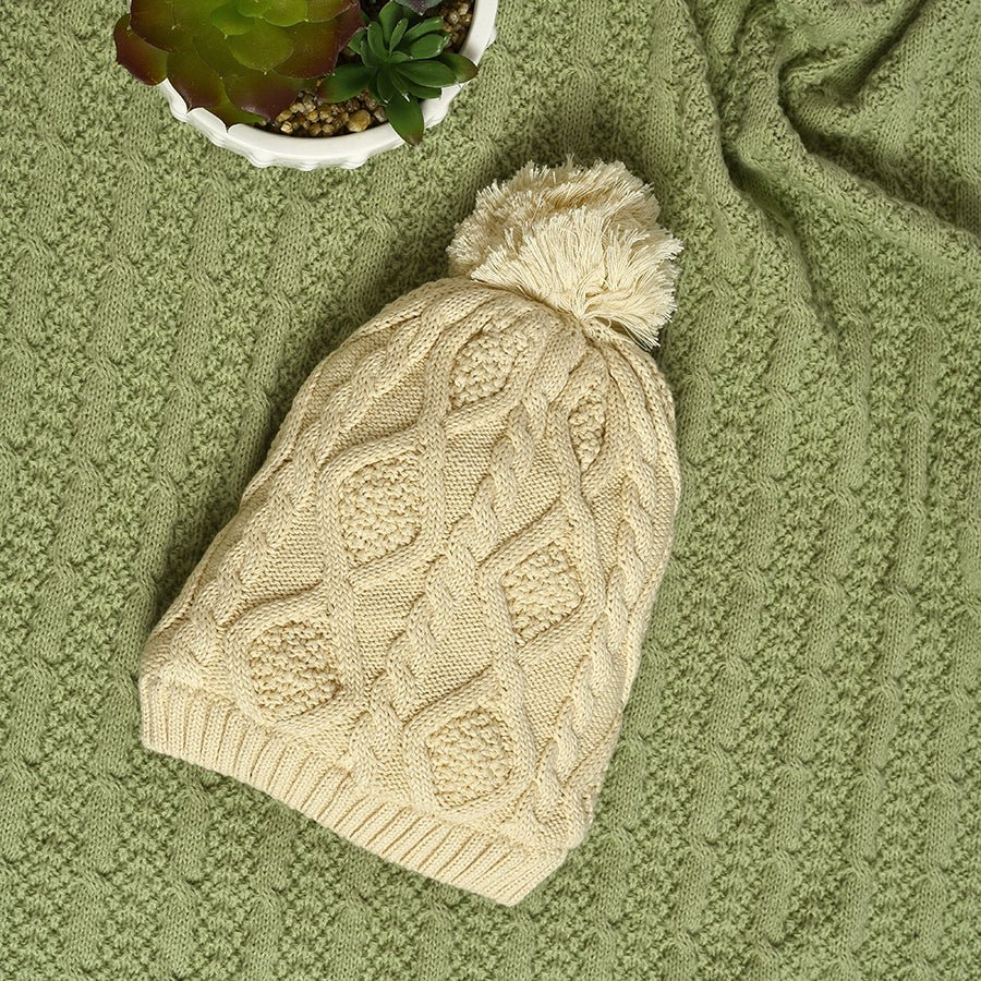 Neutral Love Sweet Corn Knitted Cap Cap 3