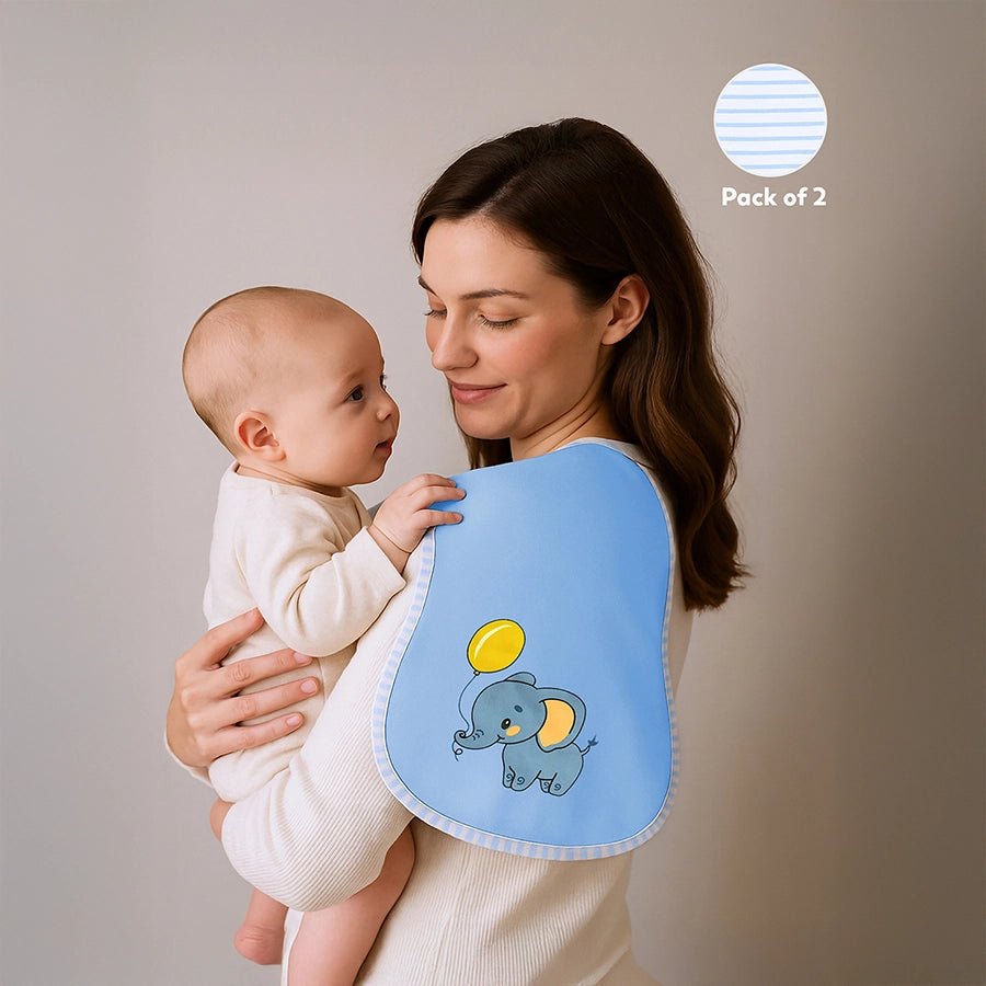 Outdoor Dreamers Blue Burp Clothes Pack of 2 Burp Cloth 4