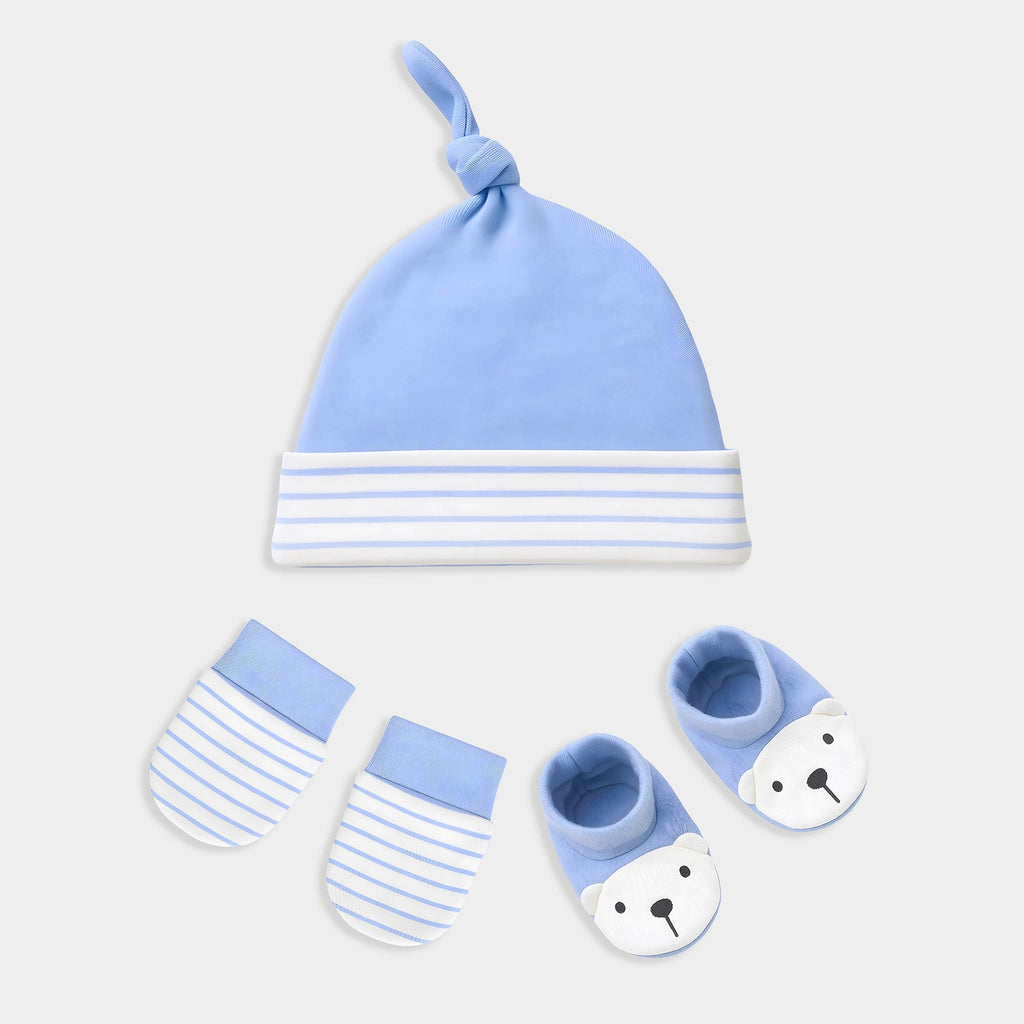 Outdoor Dreamers Polar Knitted Cap & Mitten Set Cap, Mitts & Booties 1