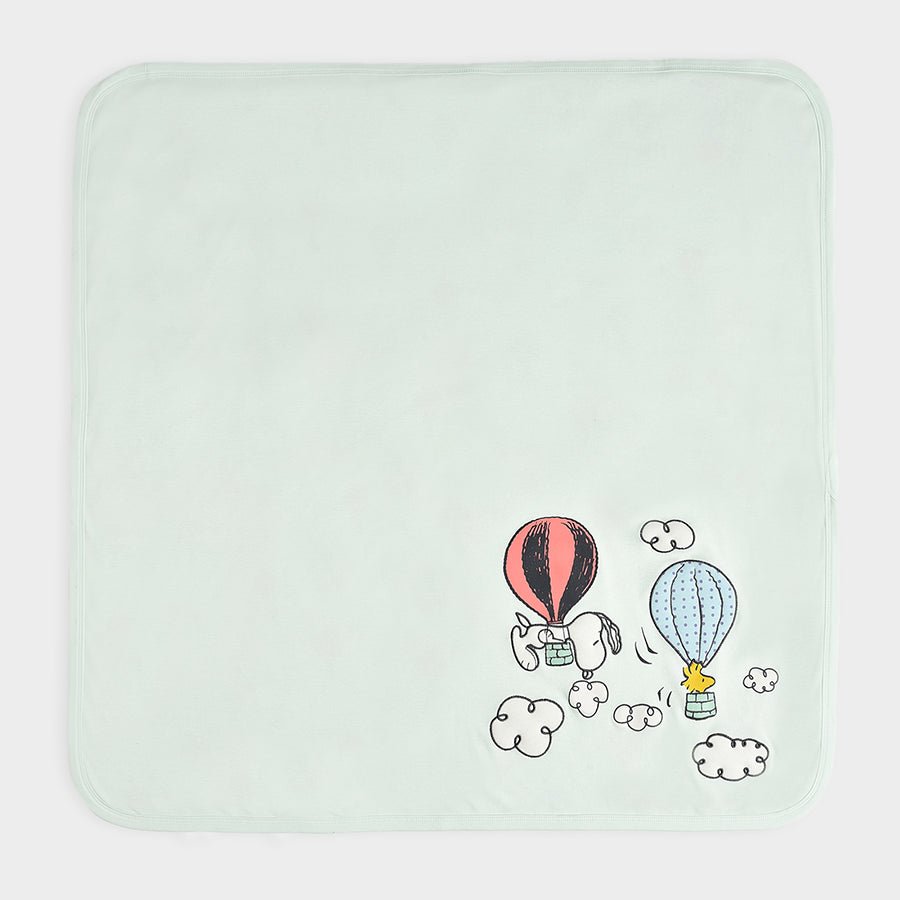 Peanuts™ Aqua Printed Coming Home Blanket Blanket 3