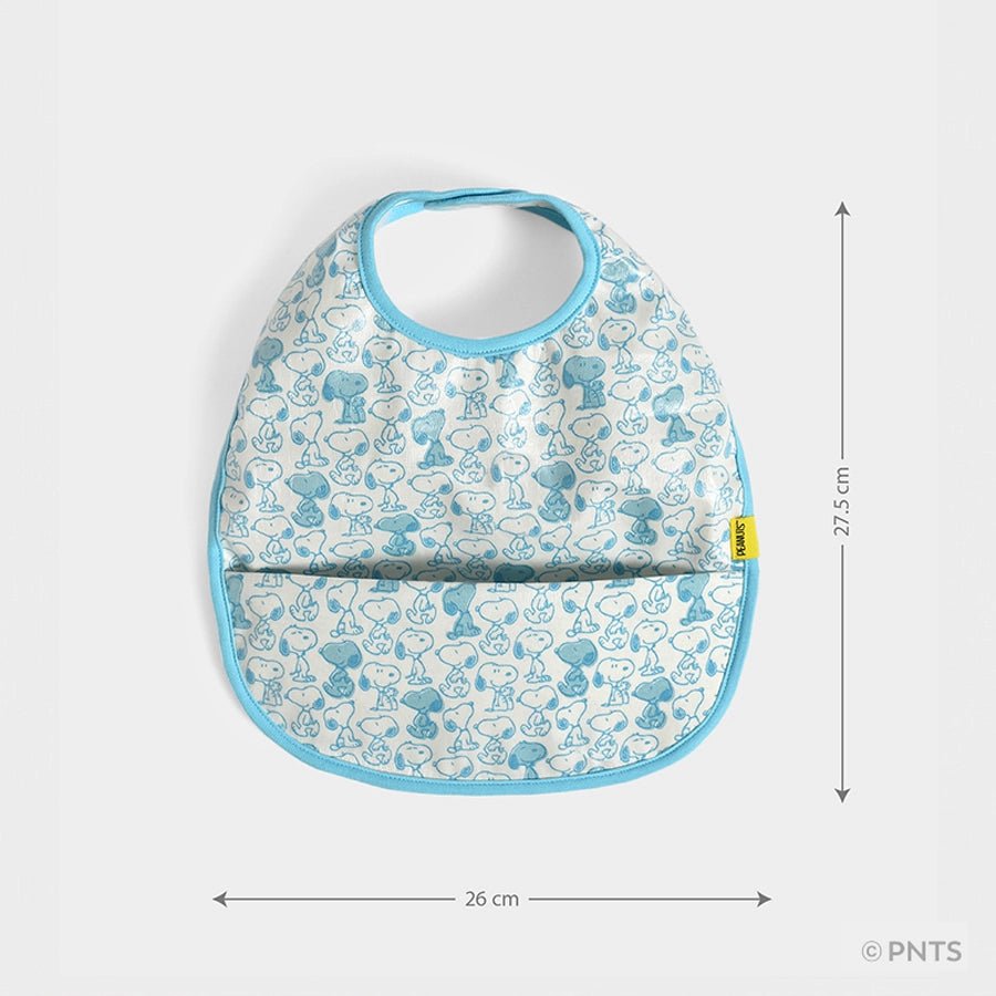 Peanuts™ Feeding Bib Blue Pack of 2 Bibs 3