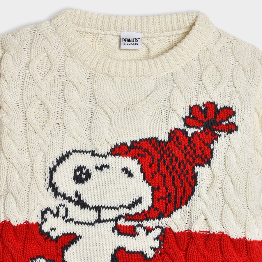 Peanuts™ Jolly Knitted Sweater Sweater Full Sleeves 4