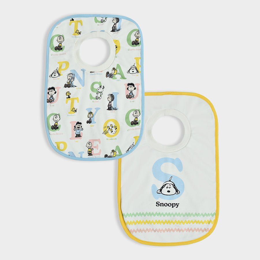 Peanuts™ Popover Printed Bibs Pack of 2 Bib 1