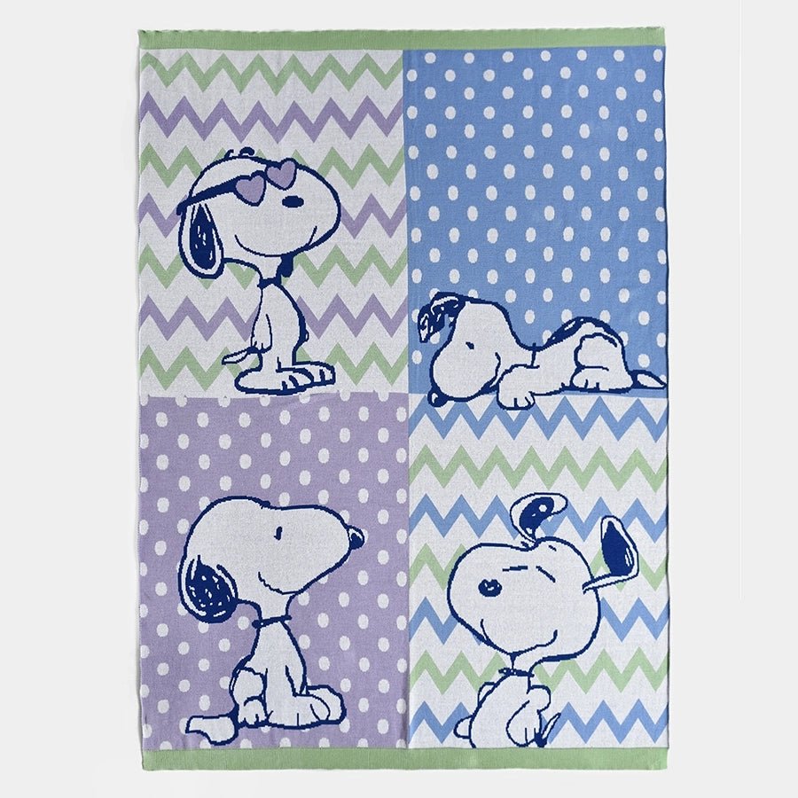 Peanuts™ Snoopy Knitted Multicolor Blanket Blanket 4