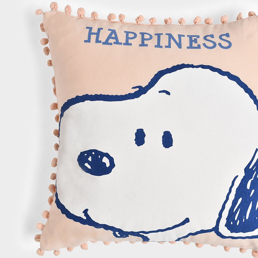 Peanuts™ Snoopy Printed Happiness Cushion Peach Cushion 3