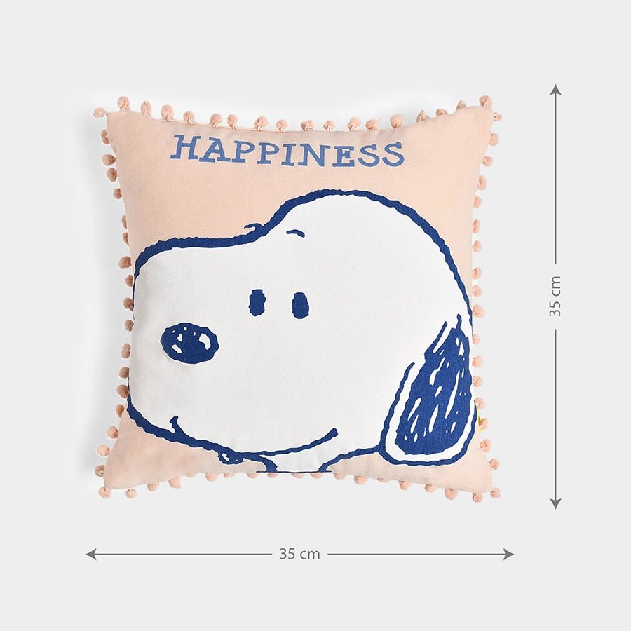 Peanuts™ Snoopy Printed Happiness Cushion Peach Cushion 3