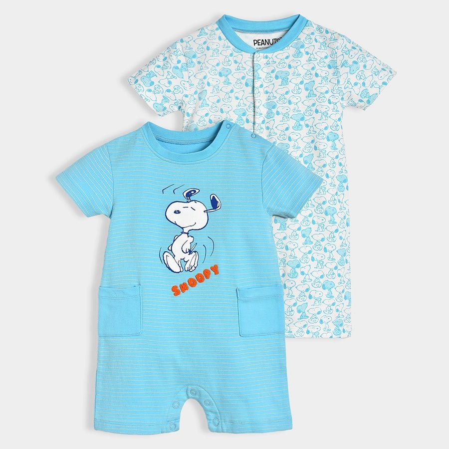 Peanuts™ Snoopy Printed Romper Pack of 2 Romper 1