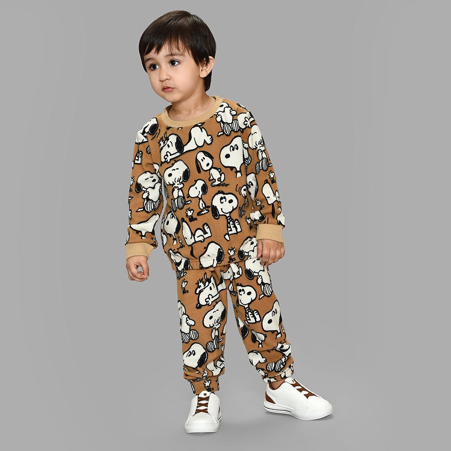 Peanuts™ Snoopy Printed Sweatshirt & Jogger Set Sweatshirt - Jogger Set 1