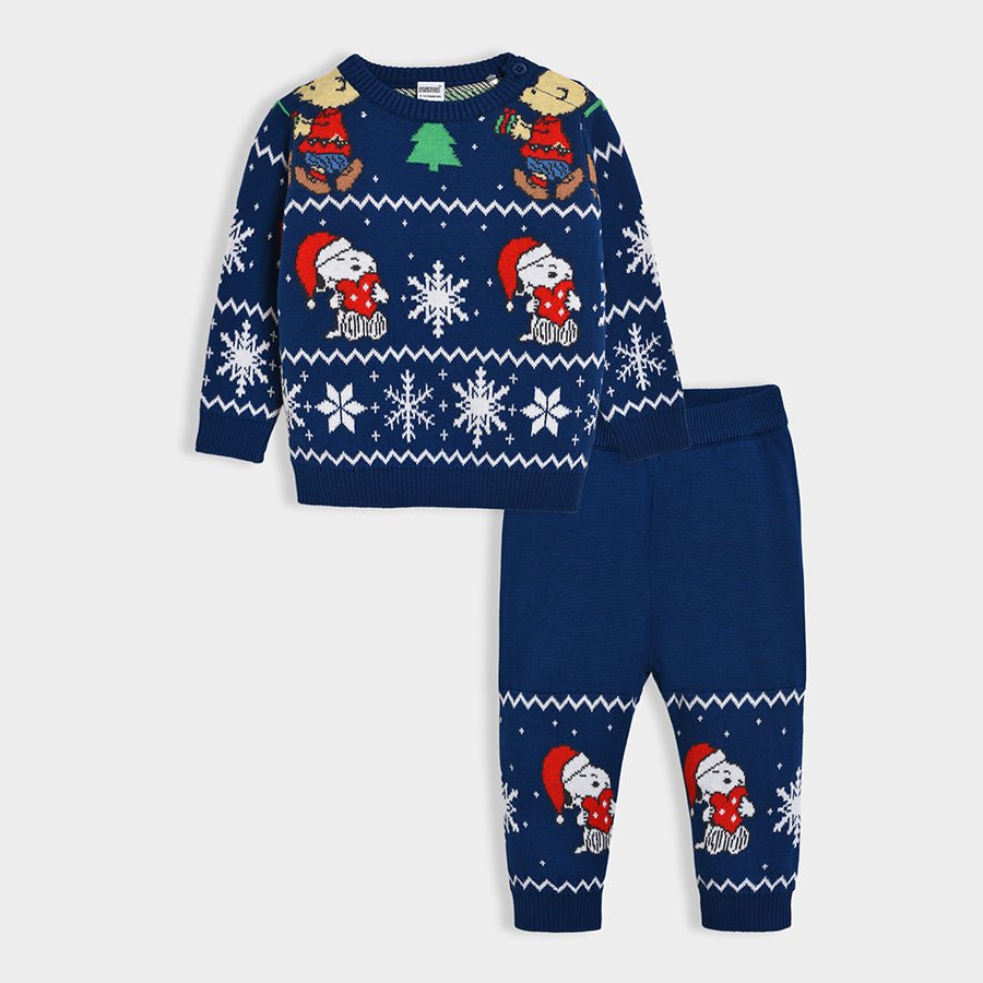 Peanuts™ Snoopy Printed X - Mas Sweater & Pajama Set Sweater - Pyjama Set 1