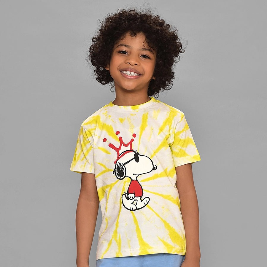 Peanuts™ Snoopy Printed Yellow T-shirt T-Shirt 1