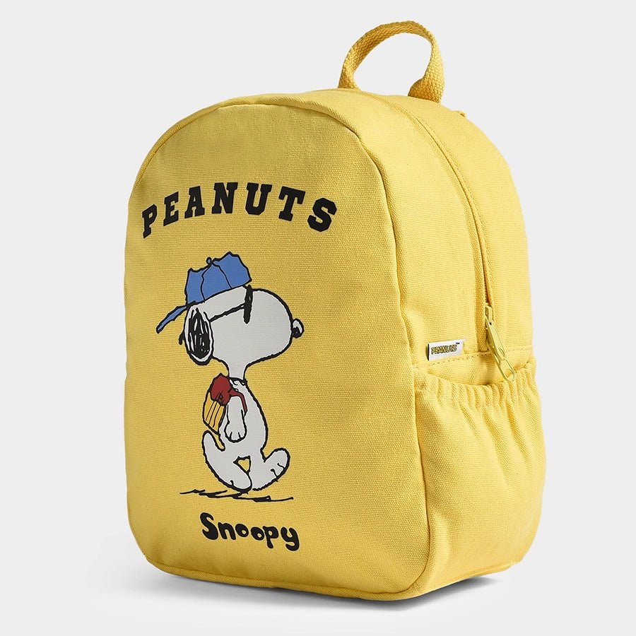 Peanuts™ Yellow Woven Backpack for Kids School Bag 4