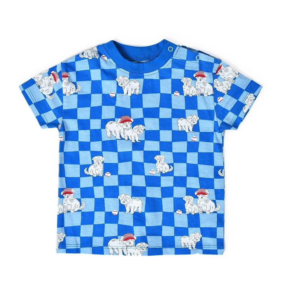 Playful Checker T-Shirt & Shorts Set Clothing Set 3