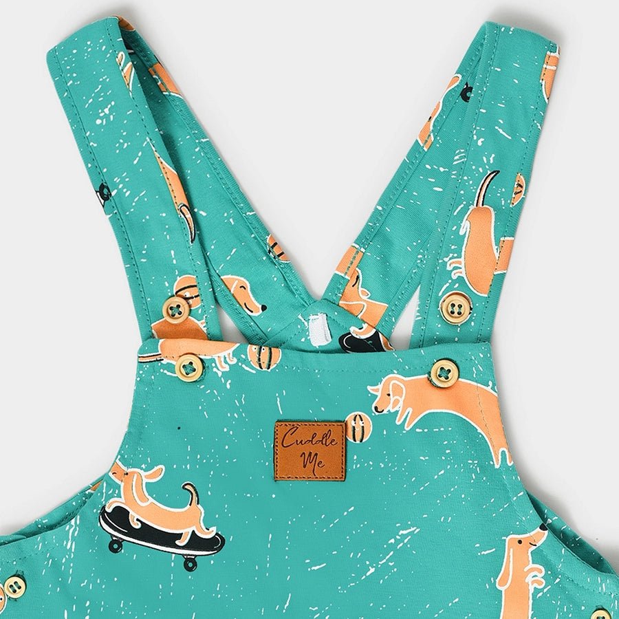 Playful Dungaree with T-shirt set for Kids Dungaree Set 4