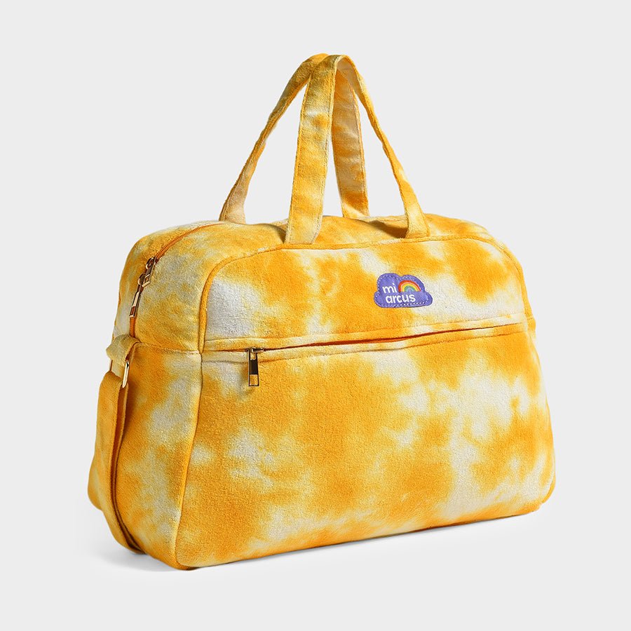 Playful Unisex Terry Diaper Bag Yellow 3