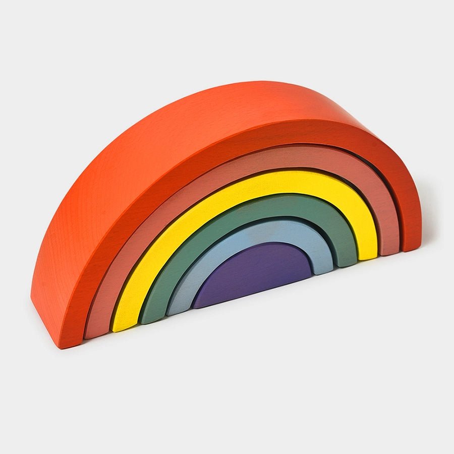 Rainbow Stacker Toy Wooden Toy 5