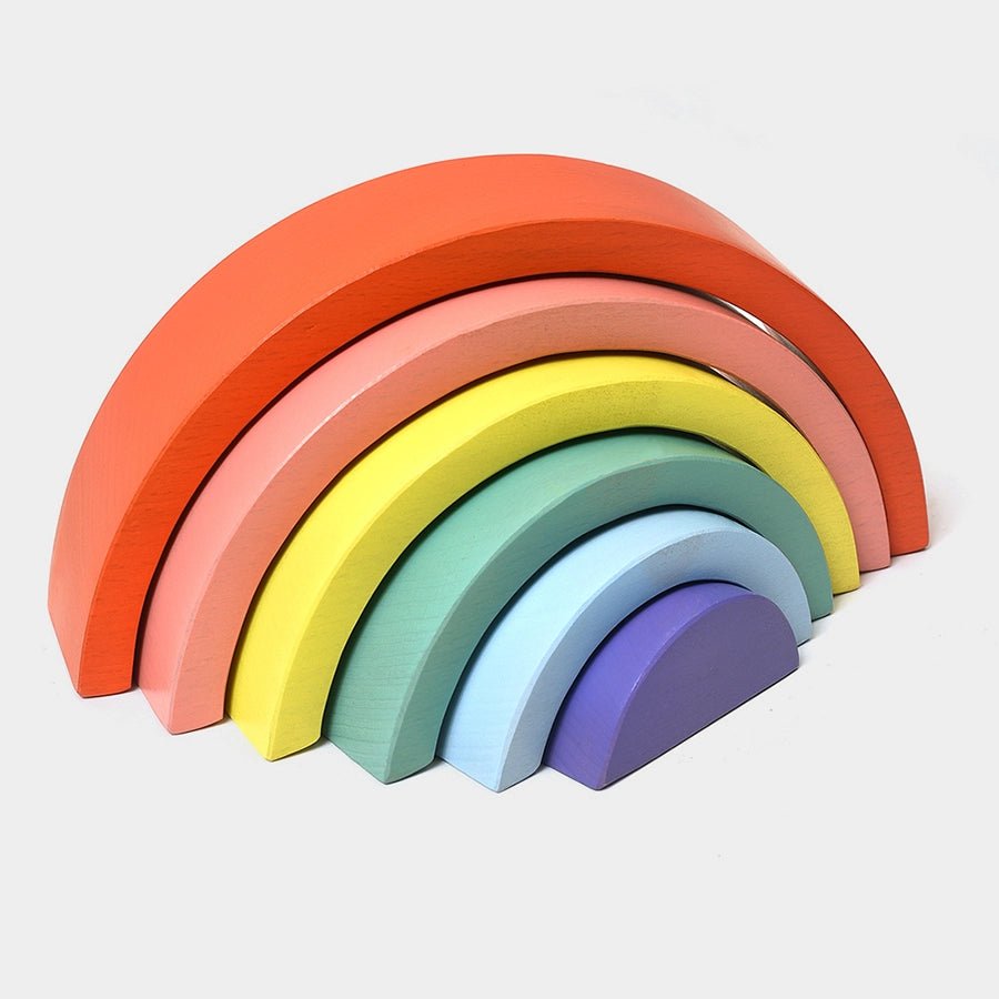 Rainbow Stacker Toy Wooden Toy 4