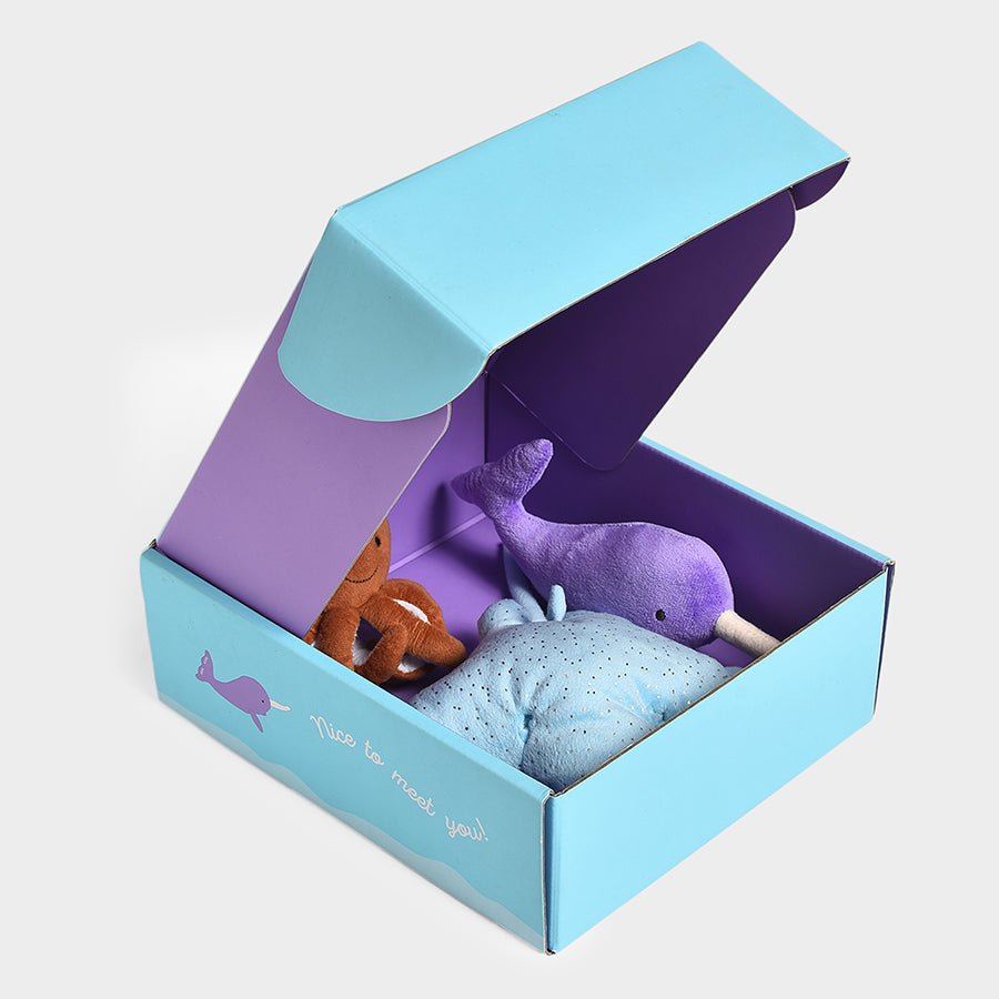 Sea World Marine Animal Pack of 3 Gift Box Soft Toys 9