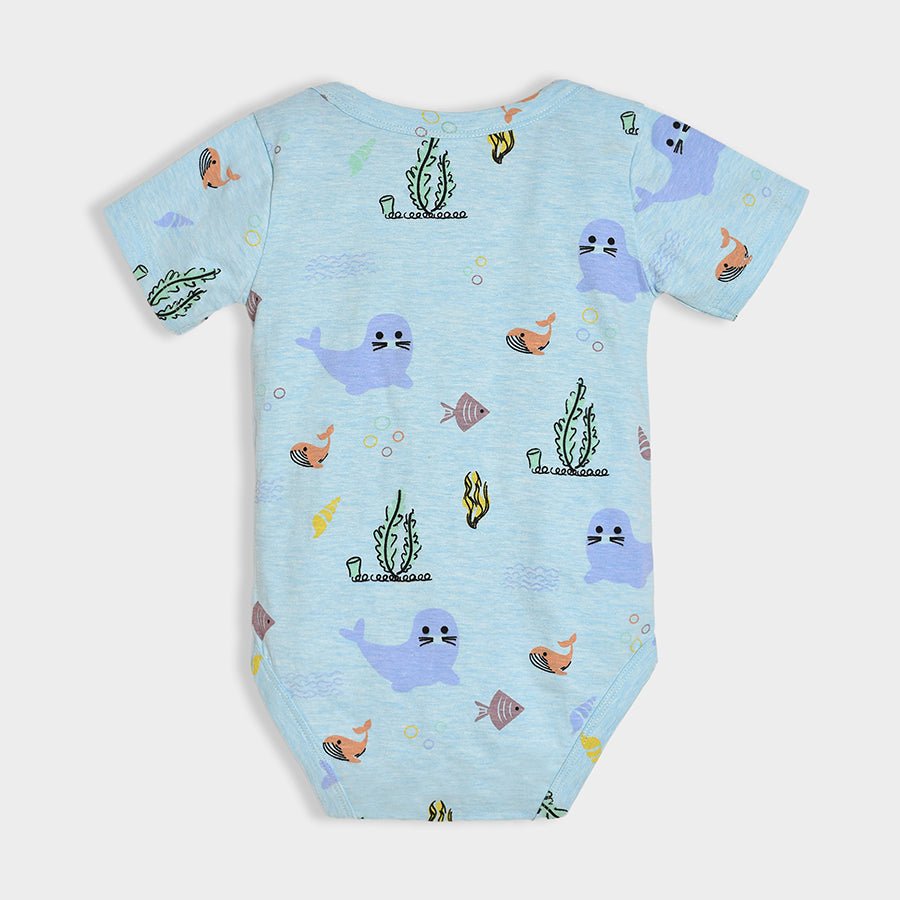 Sea World Melange Romper & Dungaree Set Dungaree Set 3