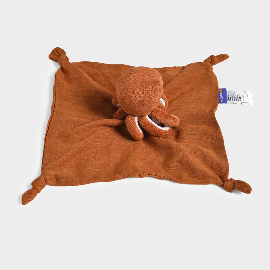 Sea World Octopi Security Blanket Brown Soft Toys 6
