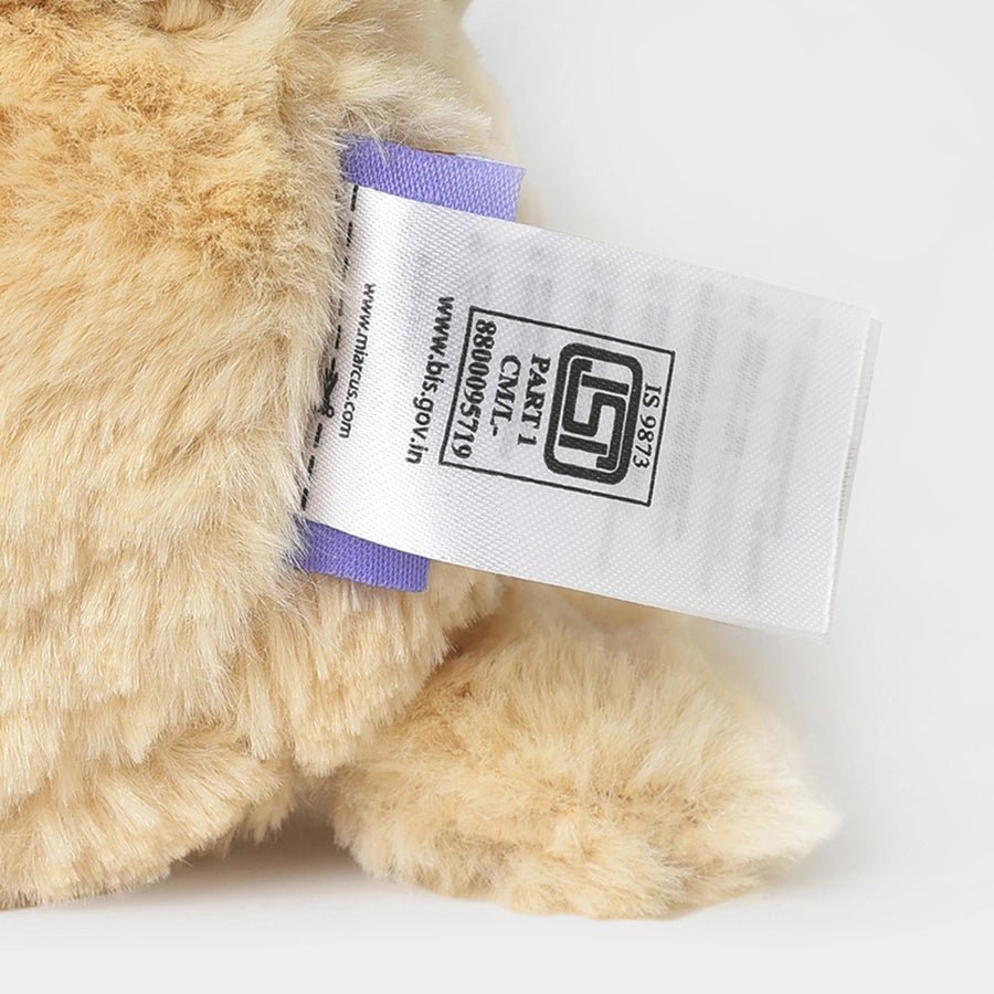 Showering Love Fur Beige Soft Toy Mr. Bobo Gift Box Soft Toy 10