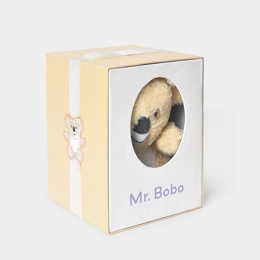 Showering Love Fur Beige Soft Toy Mr. Bobo Gift Box Soft Toy 4