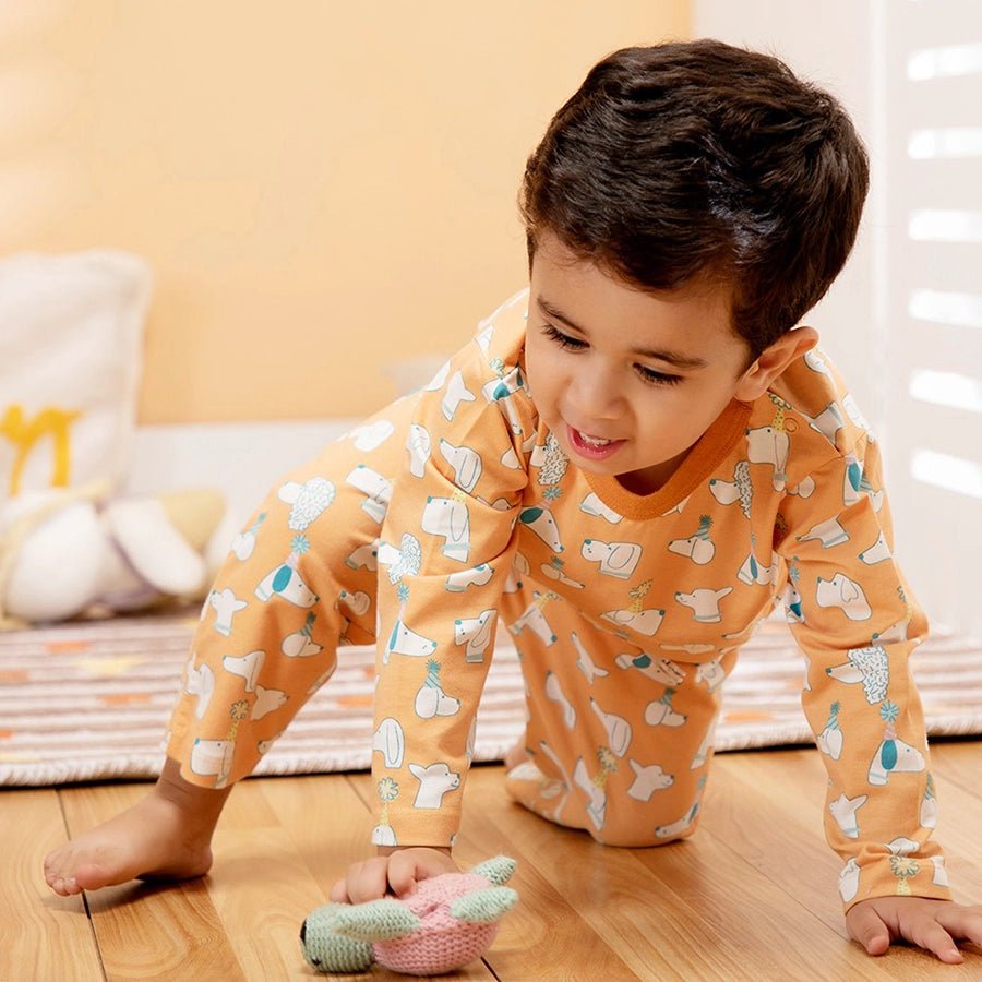 Showering Love Unisex Slumber Full Sleeve Tee & Pyjama T-Shirt - Pyjama Set 2