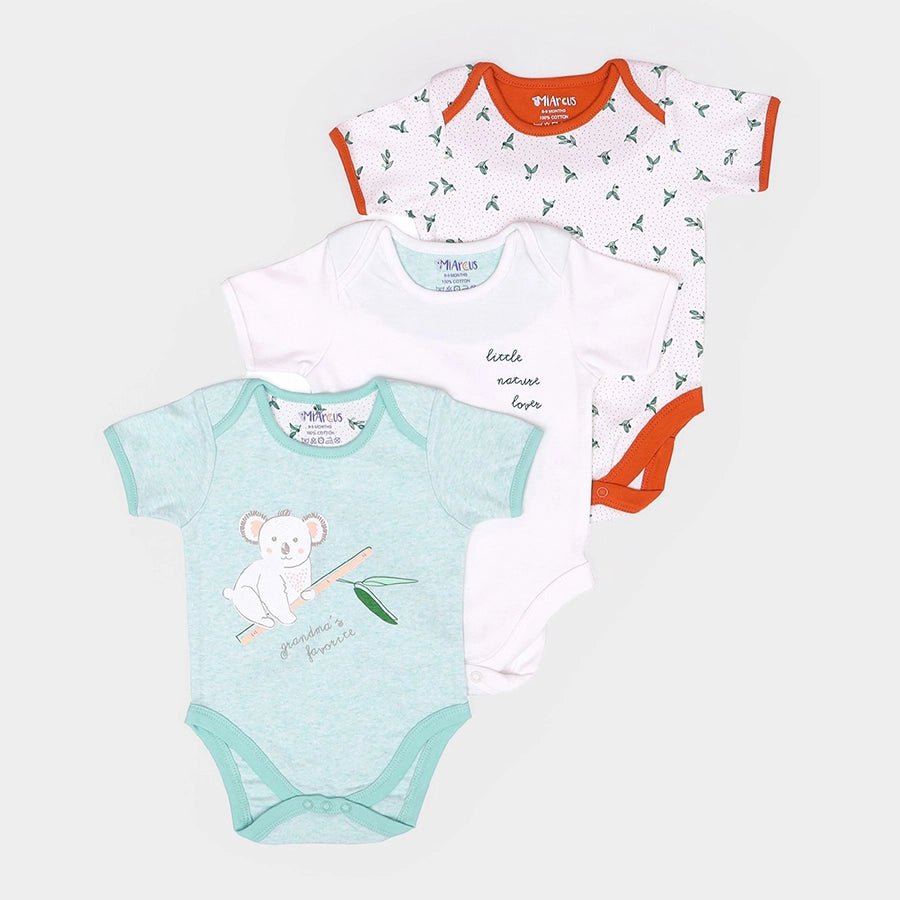Tiny Tog Knitted Unisex Romper - Koala (Pack of 3) Romper 1