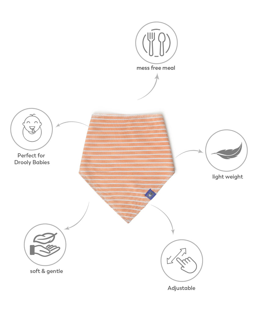 Triangle Bibs- (Pack of 3) Bibs 3