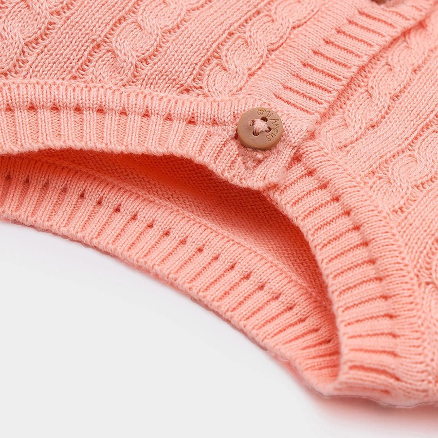 Unisex Cabel Knitted Cardigan with Pyjama Set Sweater - Pyjama Set 4