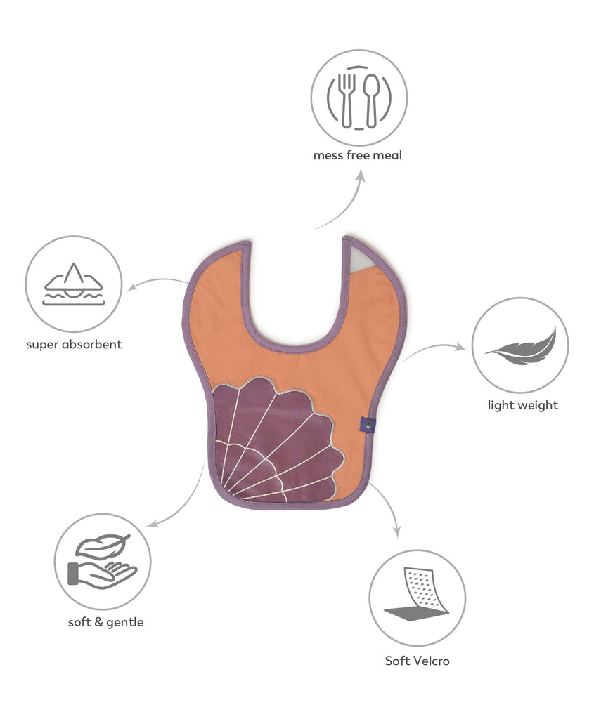 Weaning Bib - Mermazing Bibs 3