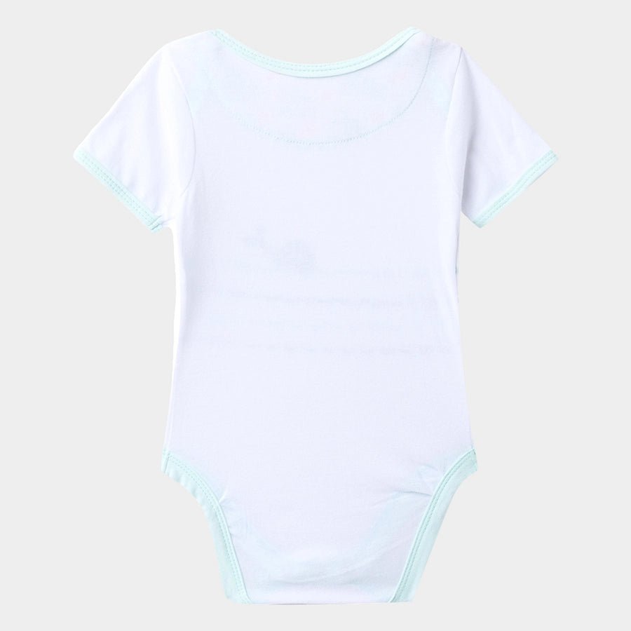 Whale Print Baby Boy Romper (Pack of 3) Romper 7