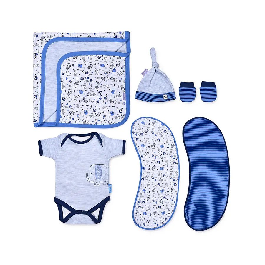 Baby Boy Coming Home Knitted Gift Set- Safari Gift Set 1