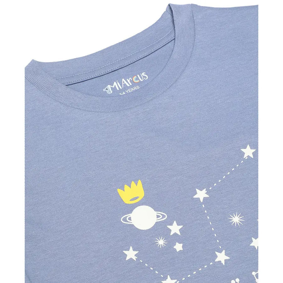 Baby Boy Glow In The Dark Galaxy Print T-shirt-T-Shirt-5