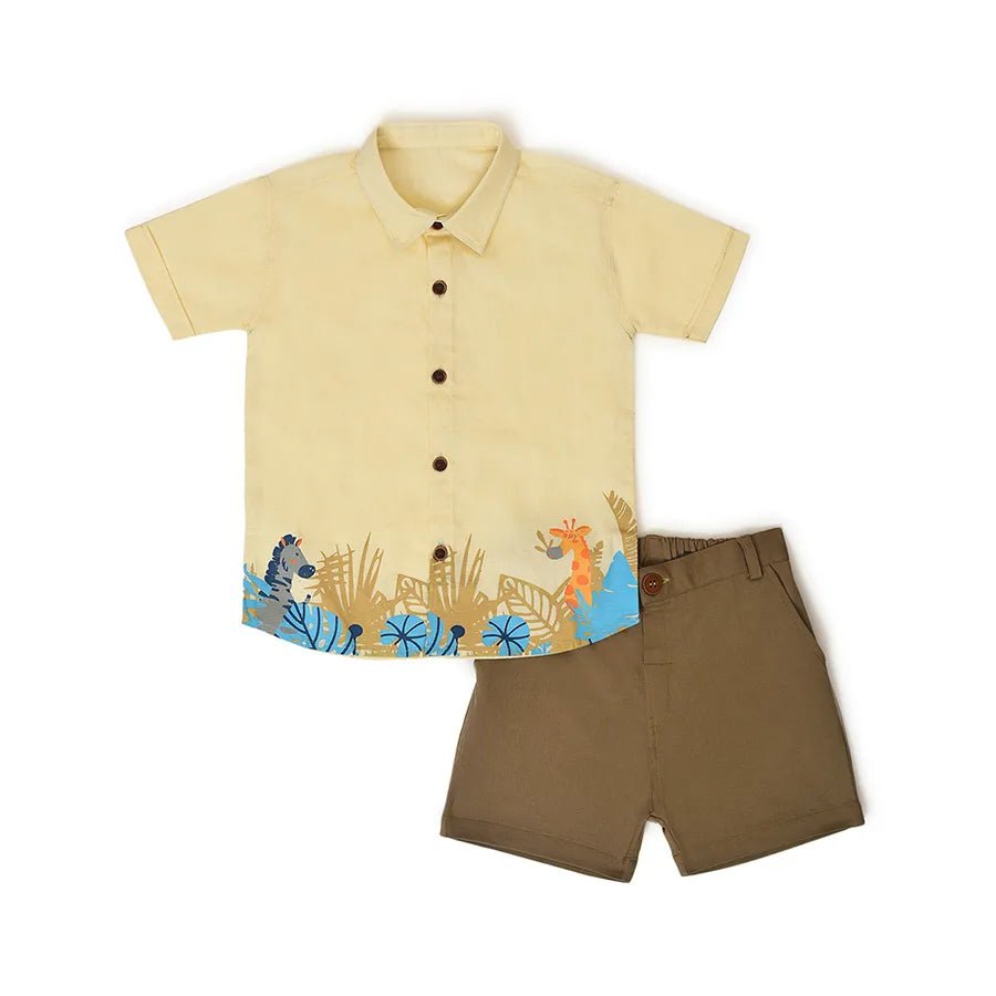 Baby Boy Shirt & Shorts Set-Clothing Set-1