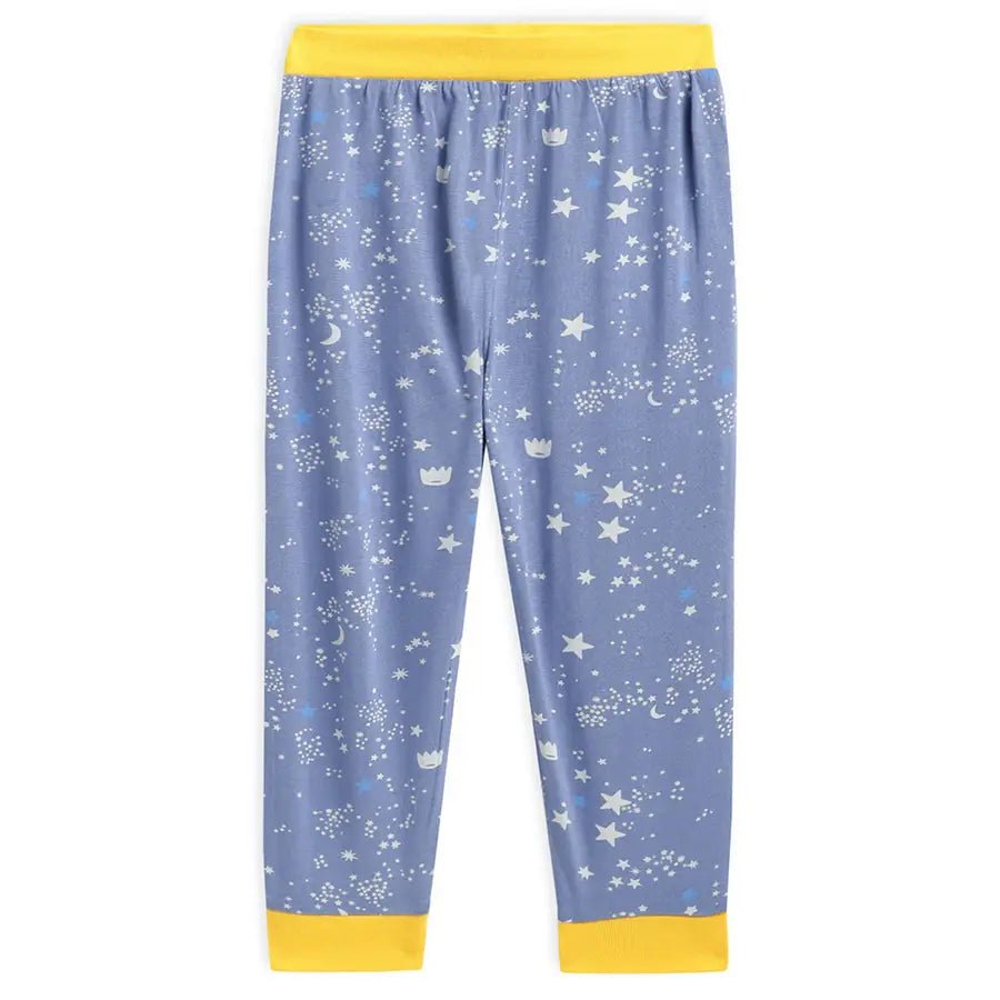 Baby Boy Star Print Slumber Set (Top & Pyjama)-Clothing Set-4