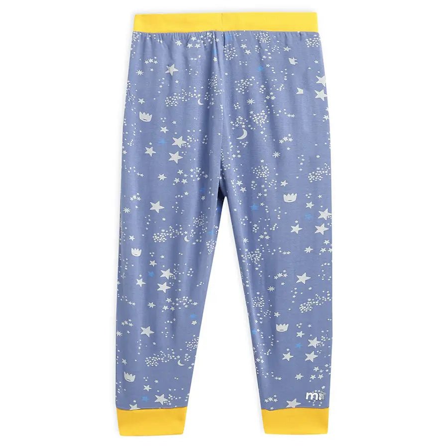 Baby Boy Star Print Slumber Set (Top & Pyjama)-Clothing Set-5