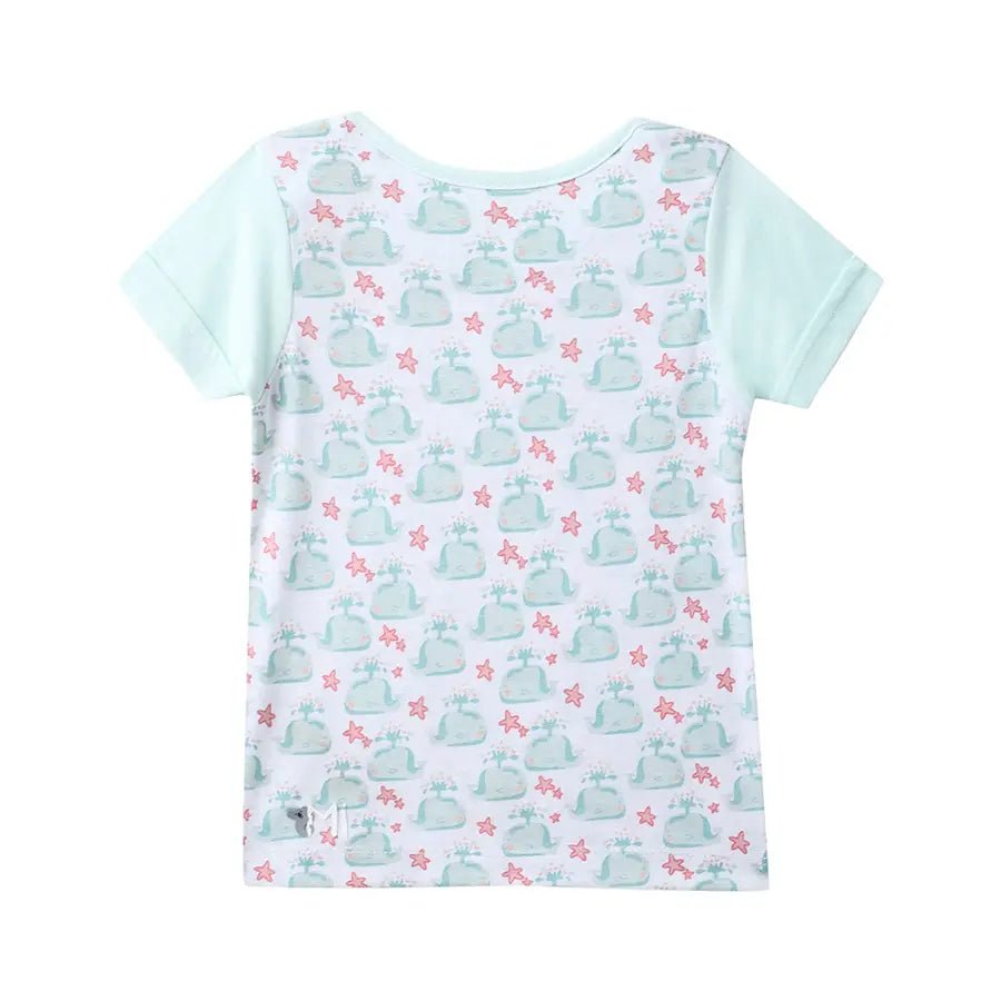Baby Boy Whale Print Half Sleeve T-Shirt (Pack of 3)-T-Shirt-6