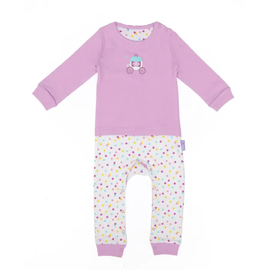 Baby Girl Comfy Knitted Sleep suit - Unicorn (Pack of 2) Sleepsuit 3