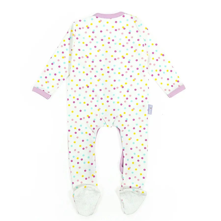 Baby Girl Comfy Knitted Sleep Suit - Unicorn ( Pack of 2)-Sleepsuit-4