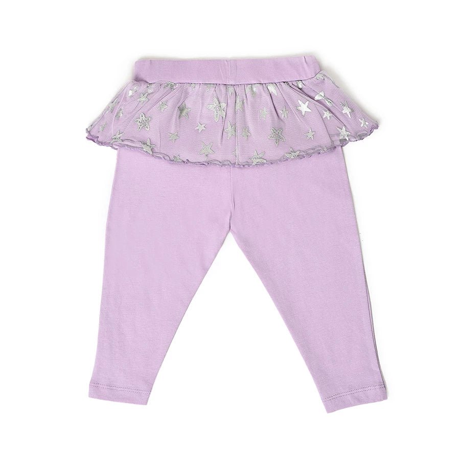 Baby Girl Legging with Tutu Ruffle- Pack of 2 Legging 6