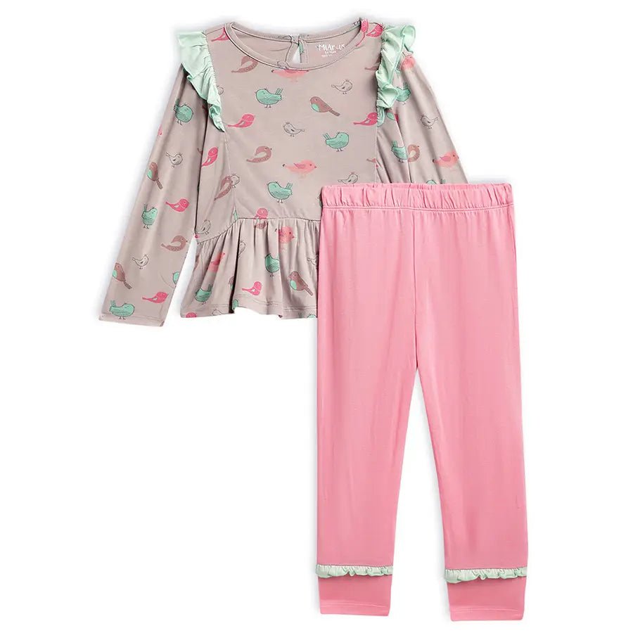 Baby Girl Peplum Top & Legging Clothing Set 1