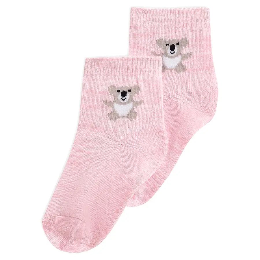 Baby Girl Rib Mid Calf Socks Set of 3- Unicorn Socks 2