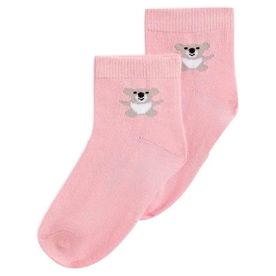 Baby Girl Rib Mid Calf Socks Set of 3- Unicorn-Socks-3