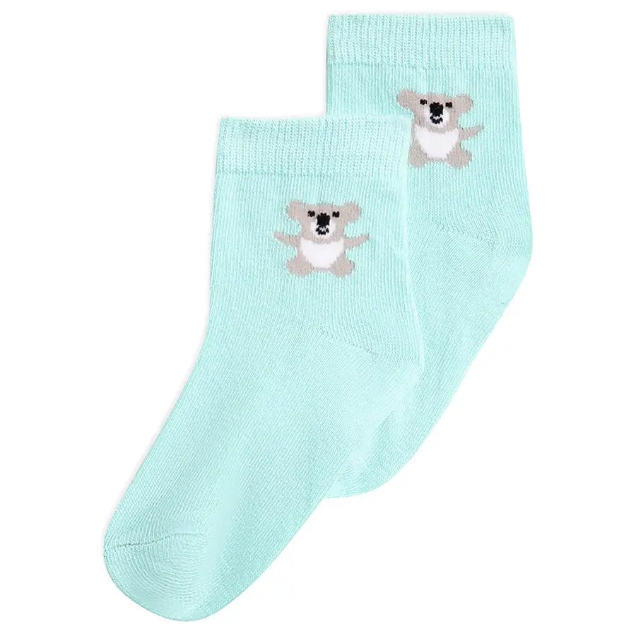 Baby Girl Rib Mid Calf Socks Set of 3- Unicorn-Socks-4