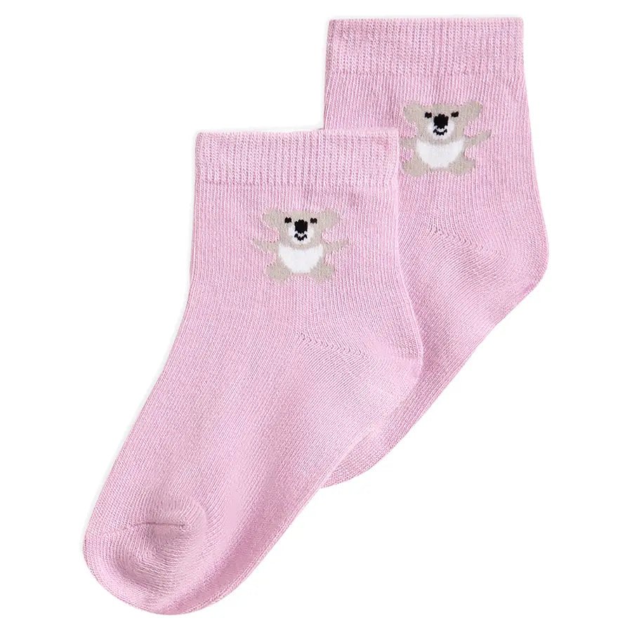 Baby Girl Rib Mid Calf Socks (Set of 3) - Unicorn Socks 4