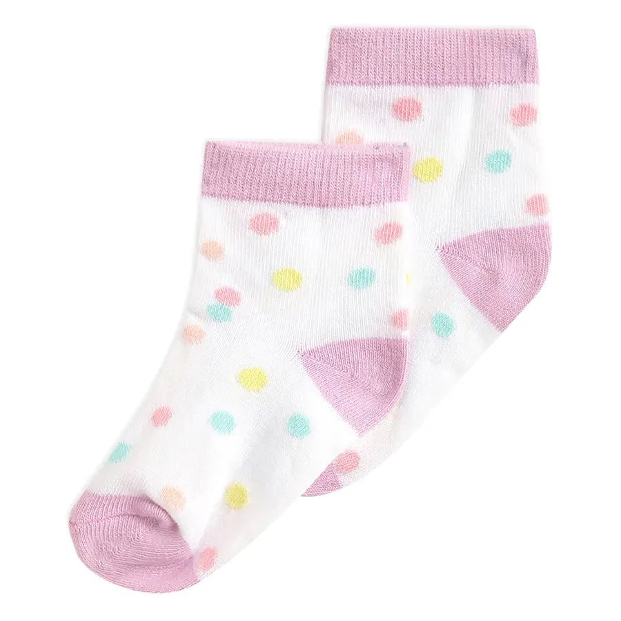 Baby Girl Rib Mid Calf Socks (Set of 3) - Unicorn-Socks-2