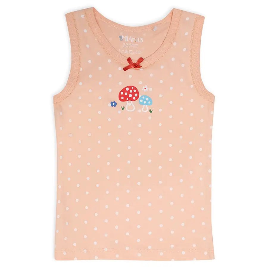 Baby Girl Vest with Blossom Print- (Pack of 3) Vest 4