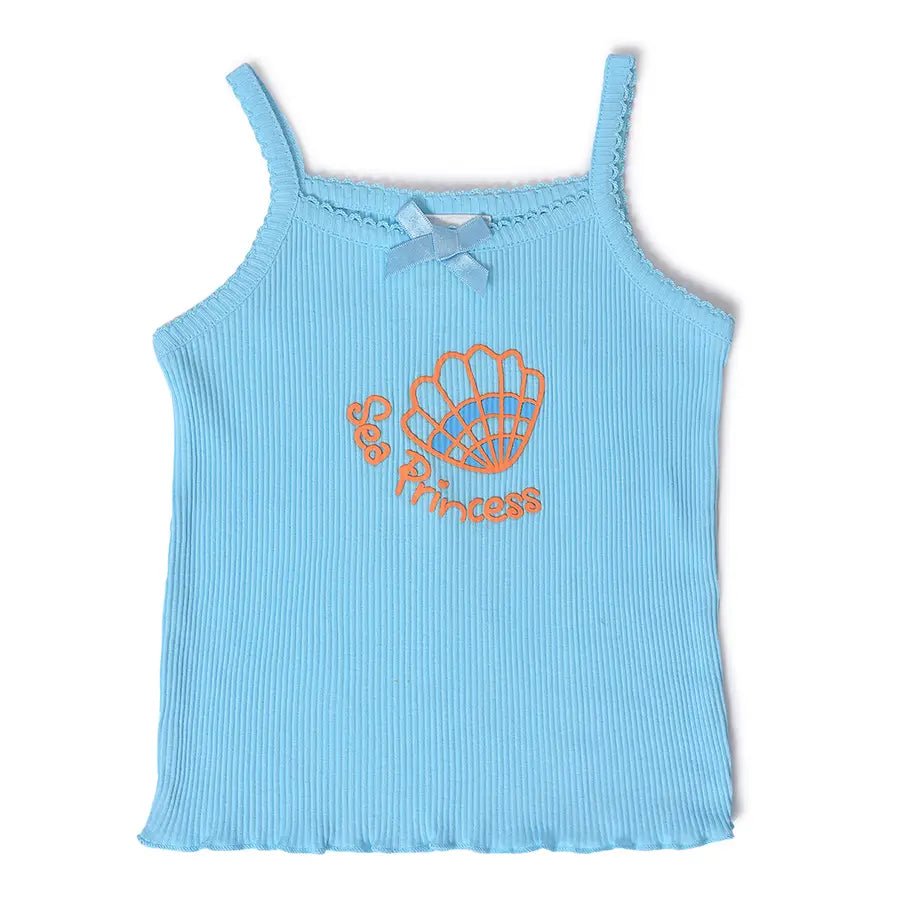 Baby Girl Vest With Sea Animals Print (Pack of 3) Vest 3