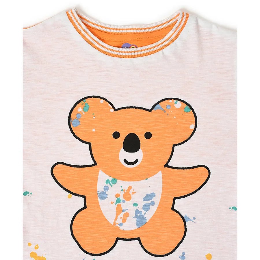 Bear Print T-Shirt T-Shirt 3